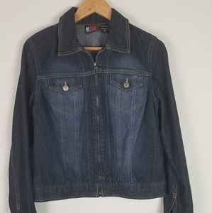 Dark Denim NY Jeans Jacket sz Sm